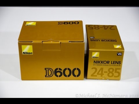 Nikon D600 and Nikkor 24-85mm VR Lens Unboxing