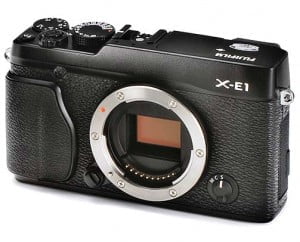 Fuji X E1 mirrorless camera1