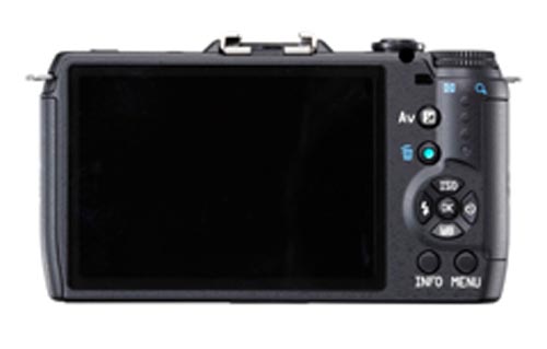 Pentax Q10 mirrorless camera back