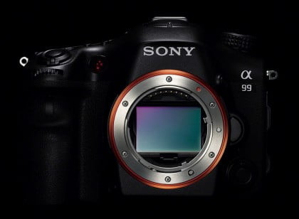 SONY SLT A99 full frame camera