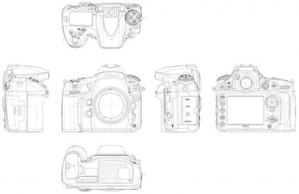 Nikon_D800_camera_drawing